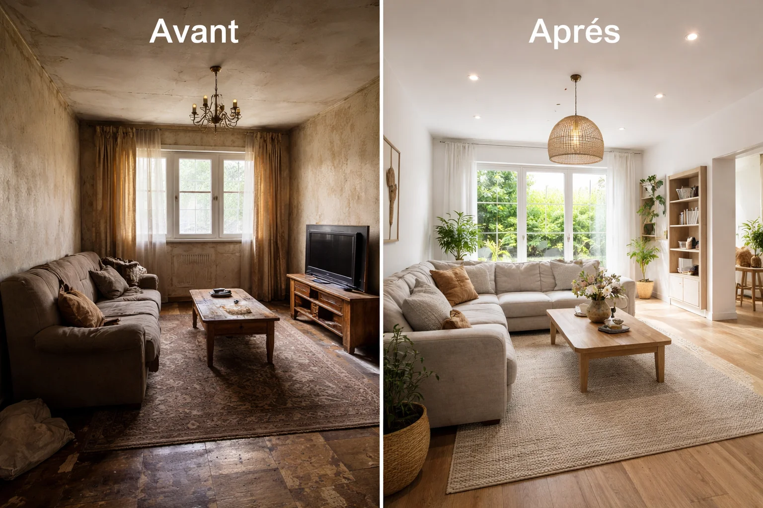 Renovation apres deces CHARON PACA