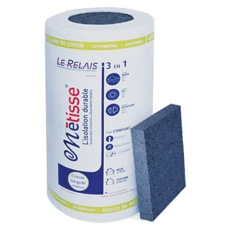 Isolant Metisse Le Relais - Textile recycle isolation habitat